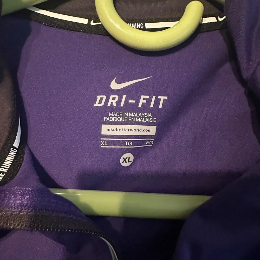 Nike Purple Dri-FIT Pullover - Picture 5 of 6